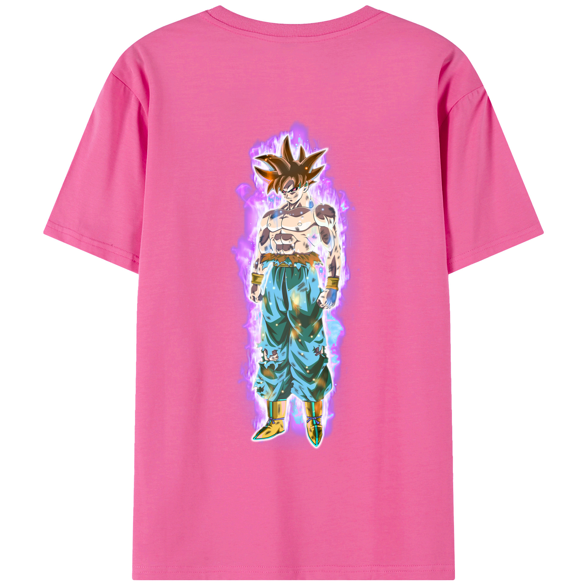 （画像用） ドラゴンボール 孫悟空（そん ごくう）Son Goku カカロット DRAGON BALL Kakarotto レディース半袖Tシャツ(バックプリント)